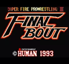 Image n° 1 - screenshots  : Super Fire Pro Wrestling III - Final Bout